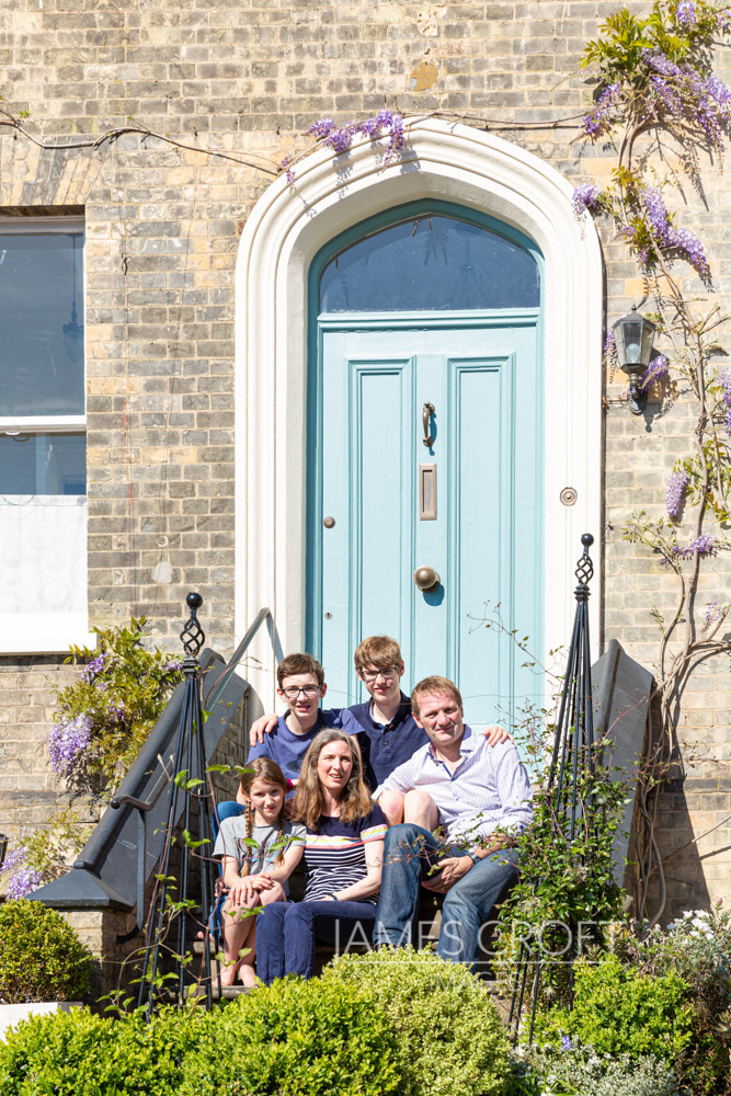 Front Door Photo - a Family Portrait on the doorstep